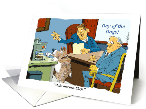National Bring Your Dog to the Workplace card (1920604)