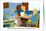 Congrats on Becoming Employee of the Month card