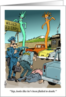 Thinking of You in Your Car Hunt card