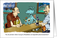 Amusing Get Well Sentiment from Off Earth card
