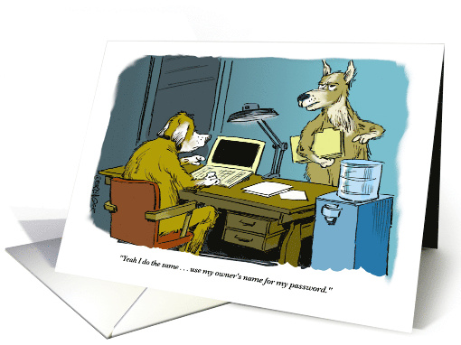 Funny IT Humor card (1965166)