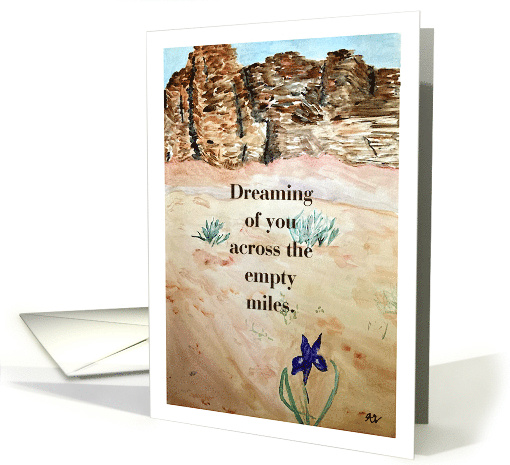 Across the Empty Miles Thinking of You card (1989798)