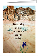 Across the Empty Miles Thinking of You