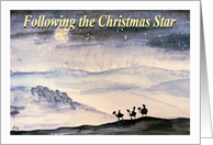 Following the Christmas Star card