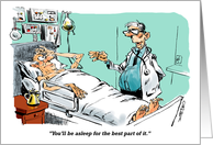Thanks for Taking Good Care of Me Doctor card