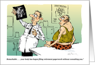 Funny Retirement and Your Body Retired First
