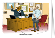Funny Over the Hill Birthday Party Invitation with First Gray Hair