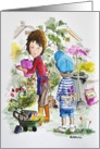 Flower for you card