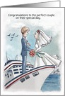 Cruise Ship Wedding Congratulations Card