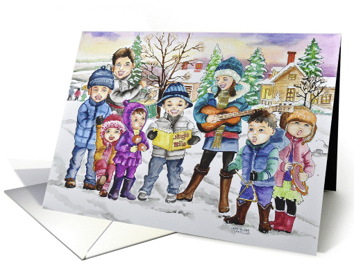 Family Caroling card (1172348)