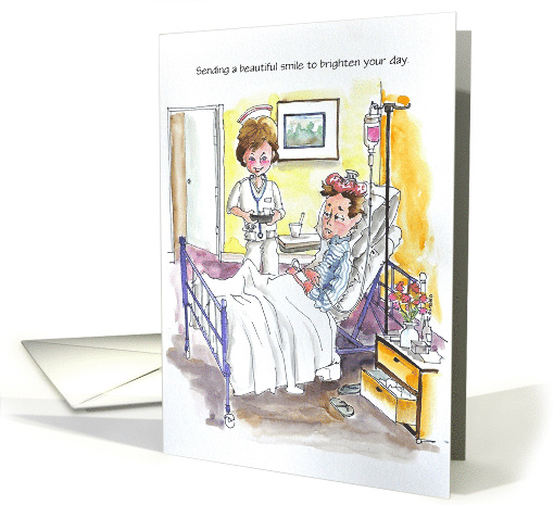 Sending a beautiful smile to brighten your day. card (1305588)