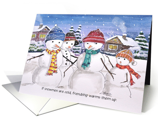 Christmas Snowman from our Family card (1316952)