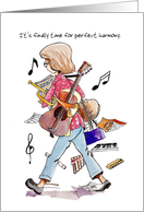 Female Music Teacher Retirement Card