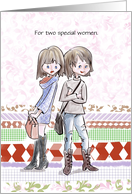 Two Mother’s Day for Two Special Women card