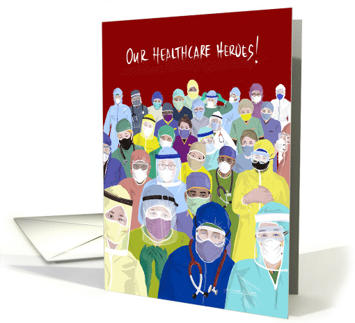 Our Covid 19 Healthcare Heroes Nurses Day card (1611792)