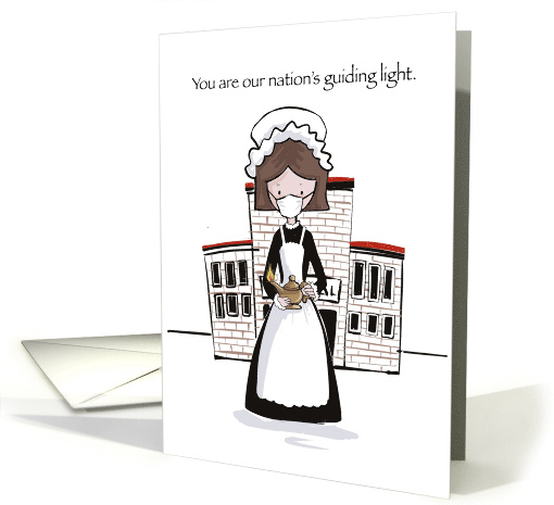 Florence Nightingales Nurses Week during Covid 19 Pandemic card