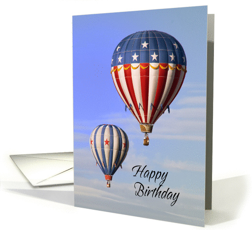 Birthday Hot Air Balloon for the Adventurer card (1175700)
