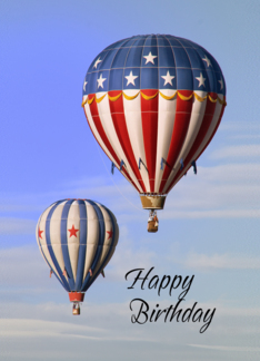 Birthday Hot Air...