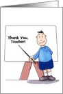 Customizable Thank You Teacher Cards, from student card