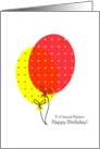 Nephew Birthday Cards, Big Colorful Balloons card