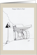 Father’s day trucker cards funny trucker cartoon card