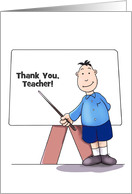 Customizable Thank You Teacher Cards, from student card