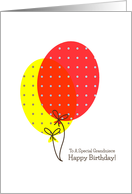 Grandniece Birthday Cards, Big Colorful Balloons card