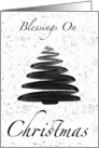 Blessings On Christmas/ Tree card