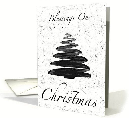 Blessings On Christmas/ Tree card (1179726)