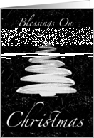 Blessings On Christmas/ Tree card