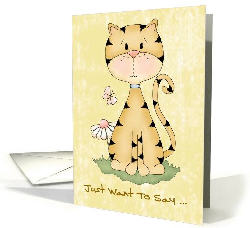 Just Want To Say card (1185894)