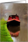 Narrowboat on the Canal card