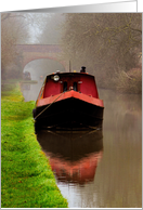 Narrowboat on the Canal card