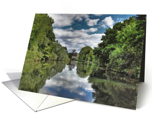 River Bure Wroxham to Coltishall Blank Any Occasion card (1559602)