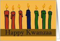 Happy Kwanzaa Candles card