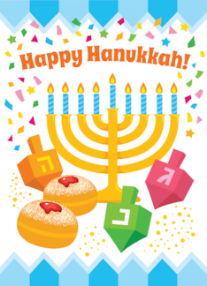 Happy Hanukkah Card...