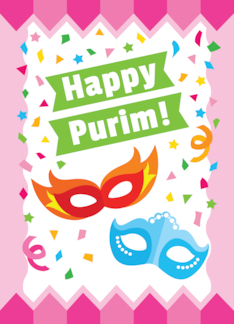 Happy Purim Card...