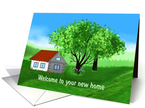 Welcome to Your New Home Congratulations on Your New Home card