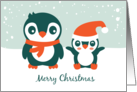 Little Penguins Christmas Card