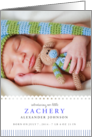 Sweet Dreams Birth Announcement card