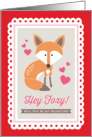 Hey Foxy! Valentine’s Day Card