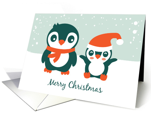 Little Penguins Christmas card (1200406)