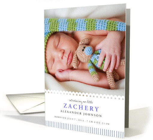 Sweet Dreams Birth Announcement card (1201068)