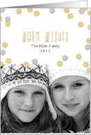 Warm Wishes Holiday Photo Card