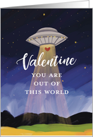 Out of This World UAP Valentine card