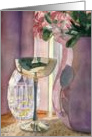 Silver and Glass Still Life All Occasion Note card
