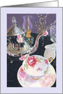 Formal Tea China and Silver Mother’s Day card