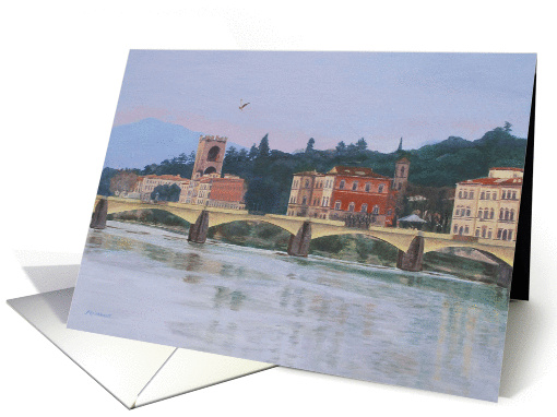 Florence Landscape Italy Note card (1215908)