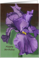 Purple Iris Happy...