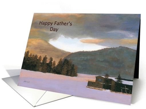 Winter Camp Father's Day card (1223348)